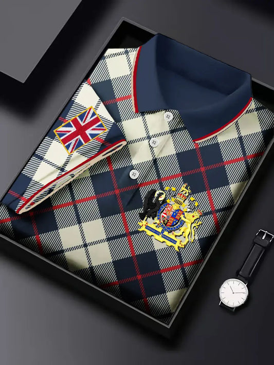 Men's British Business Badge Top trupatriotic