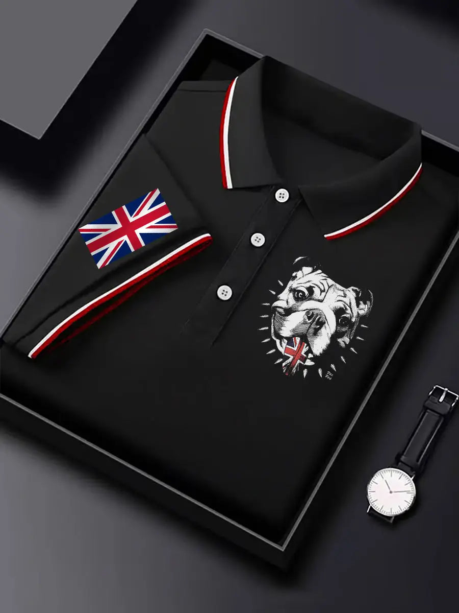 Men's Vintage British Bulldog Casual Shirt trupatriotic
