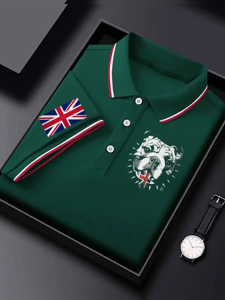 Men's Vintage British Bulldog Casual Shirt trupatriotic