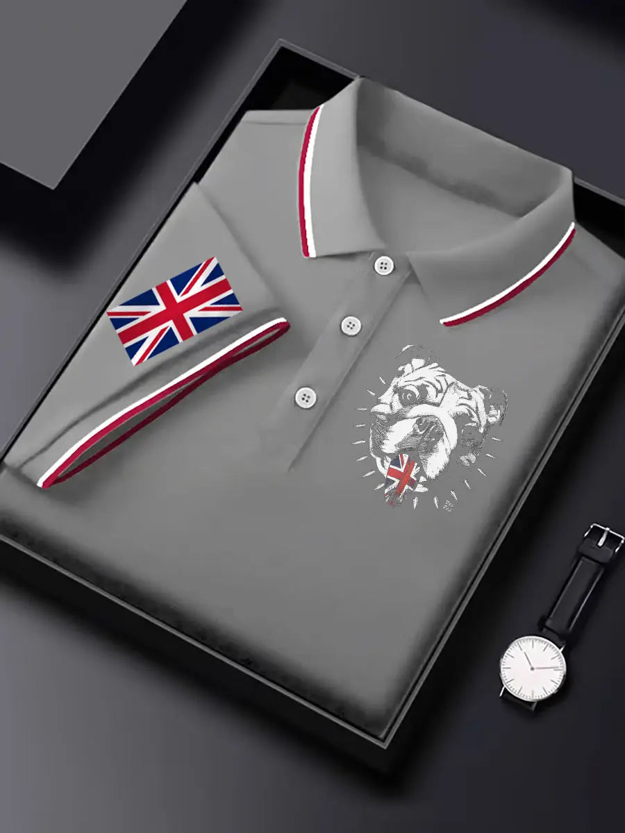 Men's Vintage British Bulldog Casual Shirt trupatriotic