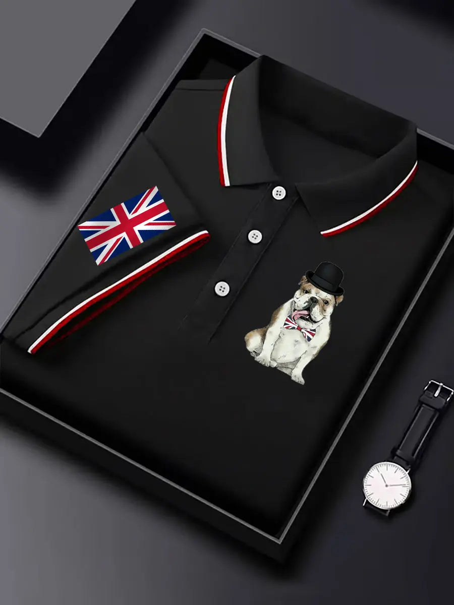 Men's Vintage British Bulldog Casual Shirt trupatriotic