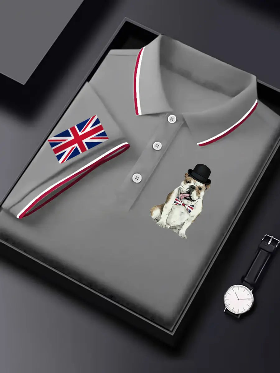 Men's Vintage British Bulldog Casual Shirt trupatriotic