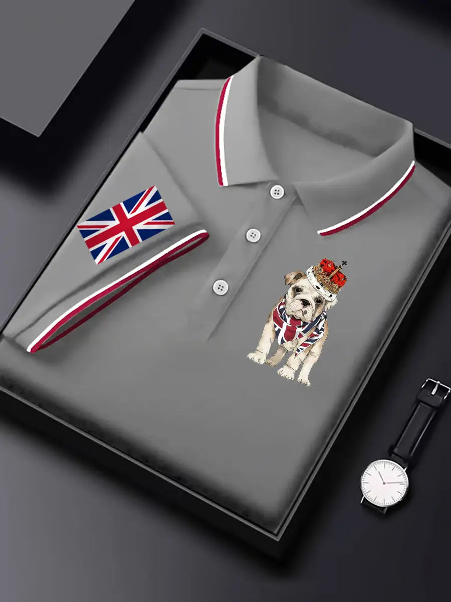 Men's Vintage British Bulldog Casual Shirt trupatriotic