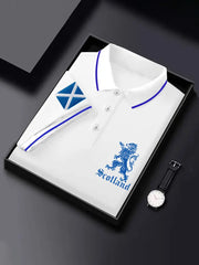 Men's Scottish Flag Short Sleeves Top trupatriotic