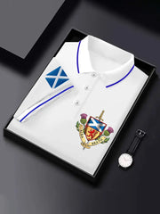 Men's Scottish Flag Short Sleeves Top trupatriotic