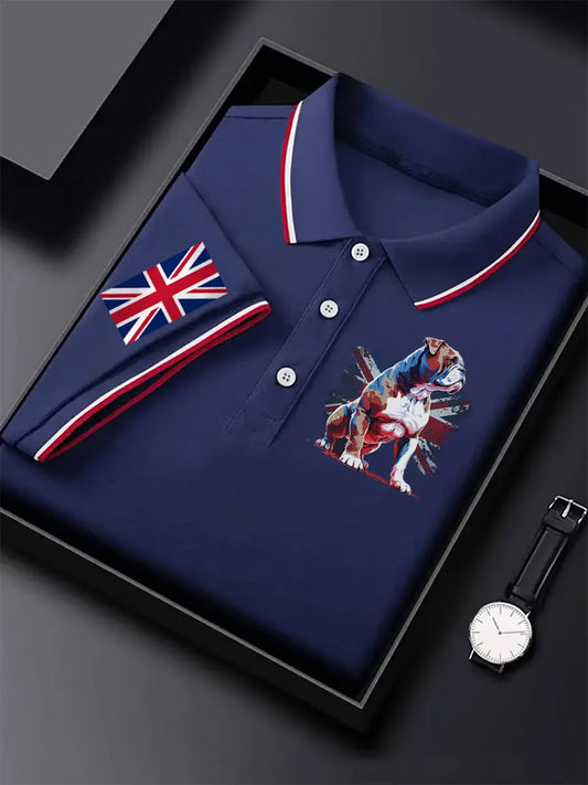 Men's Vintage England Flag Casual Shirt trupatriotic