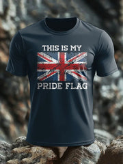 Men's UK Flag Patoitic Printed T-shirt trupatriotic