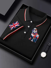 Men's Vintage England Flag Casual Shirt trupatriotic