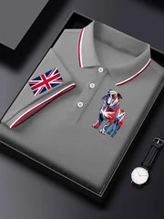 Men's Vintage England Flag Casual Shirt trupatriotic