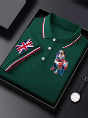 Men's Vintage England Flag Casual Shirt trupatriotic