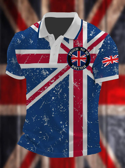 Men's Proud To Be British Short Sleeve Shirt trupatriotic