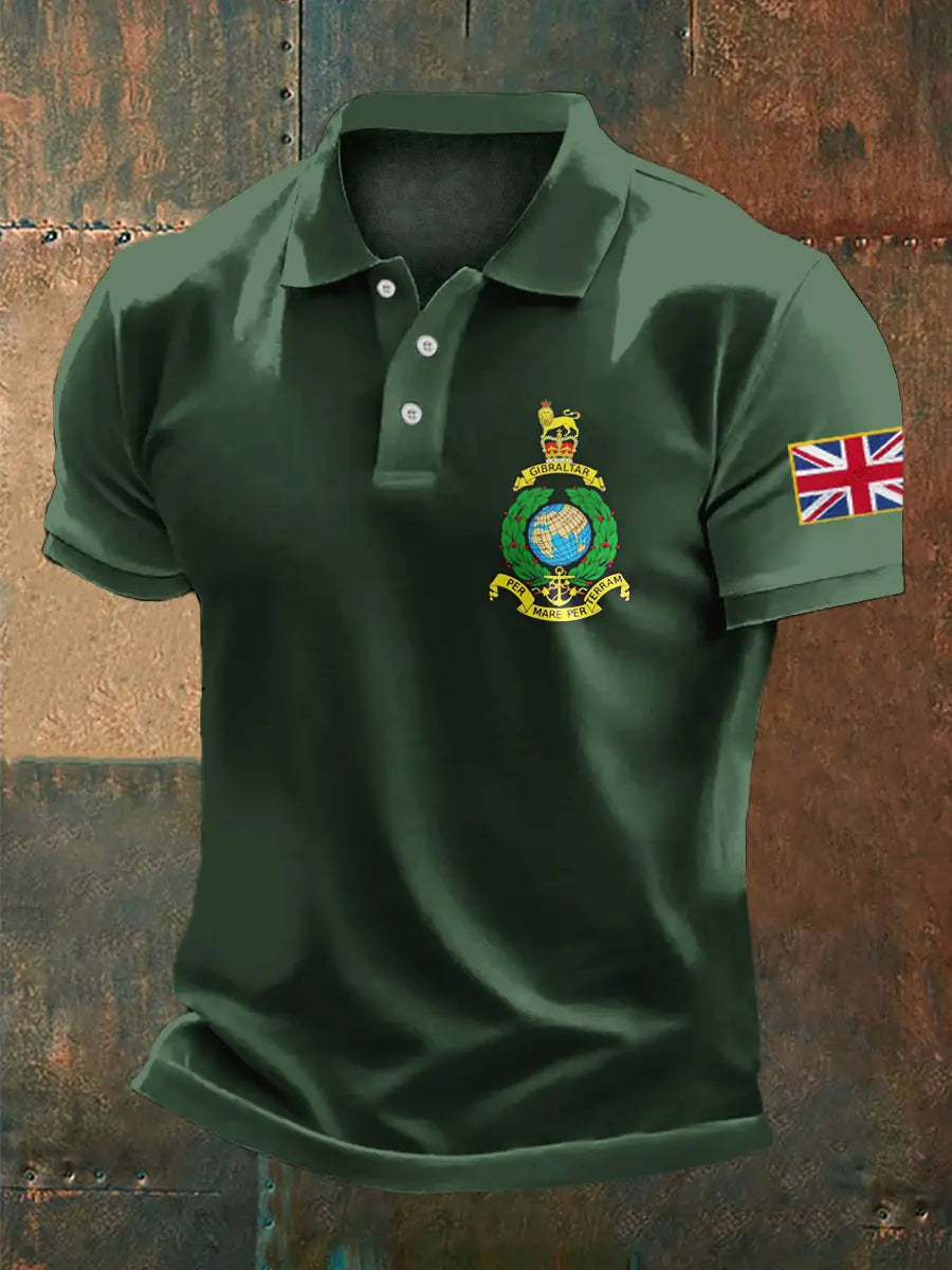 Men's Business Style Badge Top trupatriotic