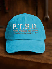 Unisex PTSD Awareness Veteran Printed Hat trupatriotic