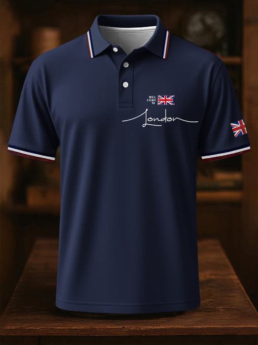 Men's Business Style Badge Top trupatriotic