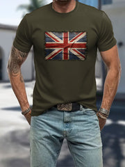 Men's UK Patriotic Flag Printed T-shirt trupatriotic
