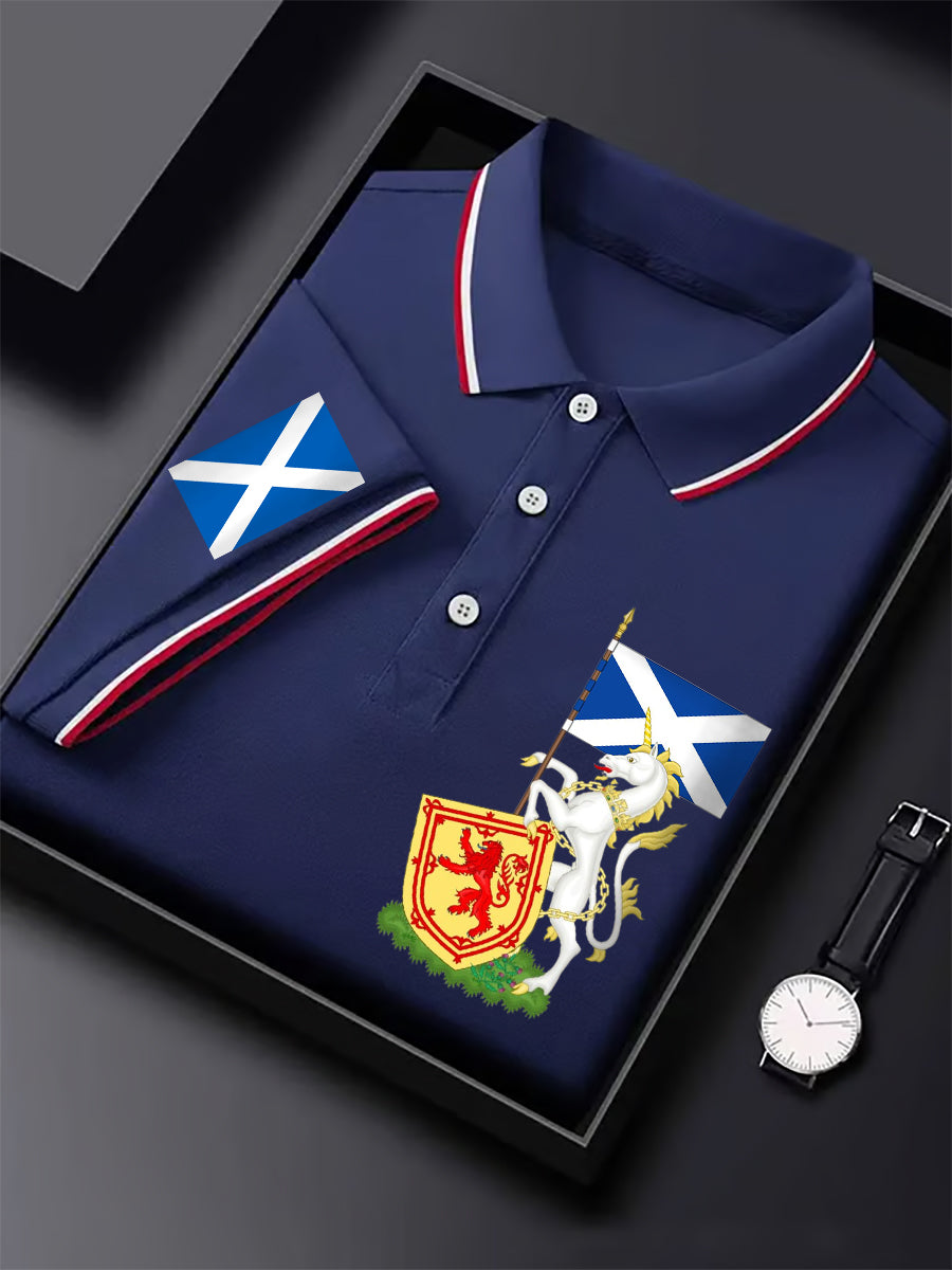 Men's Scottish Unicorn short sleeve shirt trupatriotic