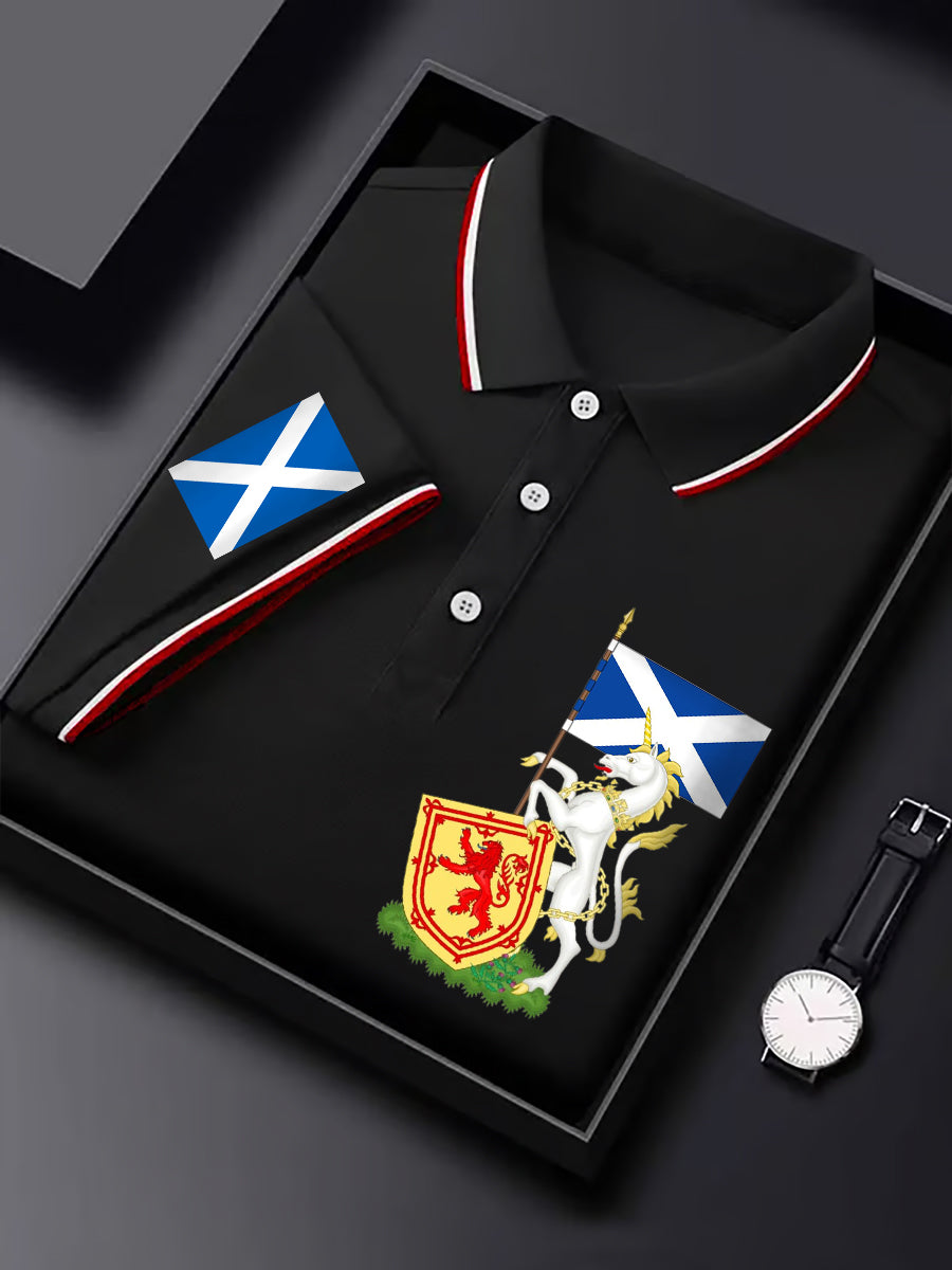 Men's Scottish Unicorn short sleeve shirt trupatriotic