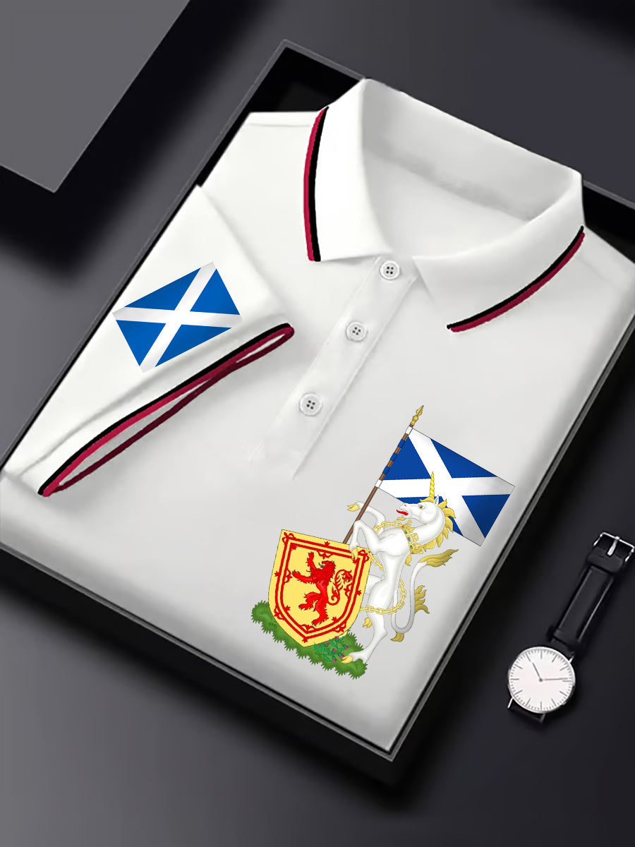 Men's Scottish Unicorn short sleeve shirt trupatriotic