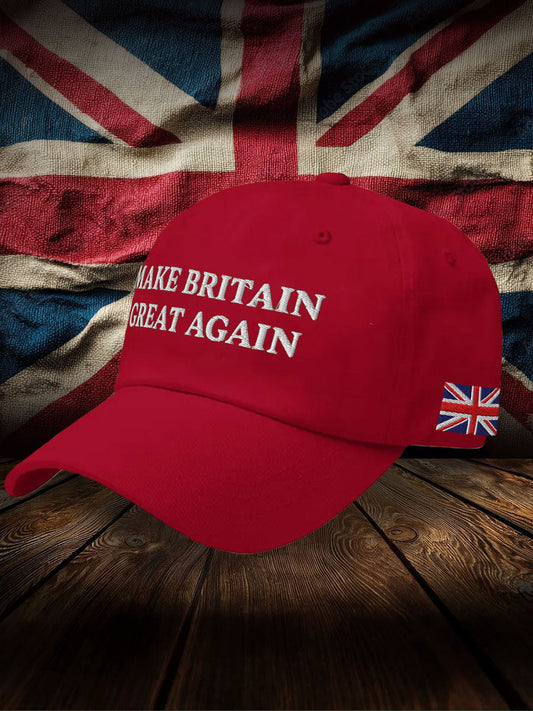 Unisex UK Pride Flag Great Again Printed Hat trupatriotic