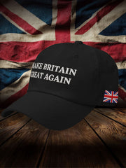 Unisex UK Pride Flag Great Again Printed Hat trupatriotic