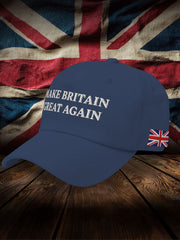 Unisex UK Pride Flag Great Again Printed Hat trupatriotic