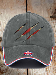 Unisex UK Flag Printed Hat trupatriotic