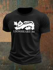 Men's British Veteran Imitation Cotton Short-Sleeved Printed T-shirt trupatriotic
