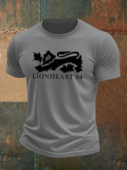 Men's British Veteran Imitation Cotton Short-Sleeved Printed T-shirt trupatriotic