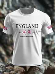 Men's UK Flag Printed T-shirt trupatriotic