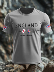 Men's UK Flag Printed T-shirt trupatriotic