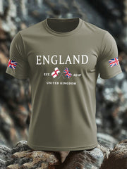 Men's UK Flag Printed T-shirt trupatriotic