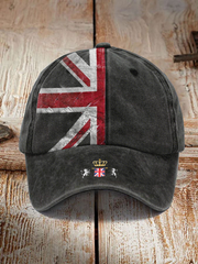 Unisex UK Flag Print Hat trupatriotic