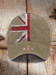 Unisex UK Flag Print Hat trupatriotic