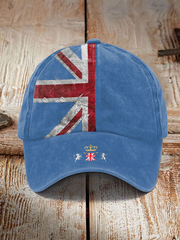 Unisex UK Flag Print Hat trupatriotic
