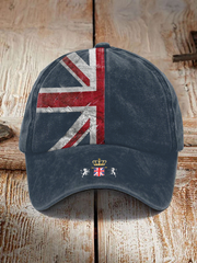 Unisex UK Flag Print Hat trupatriotic