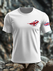 Men's UK Flag Printed T-shirt trupatriotic