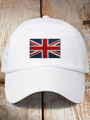 Unisex UK Flag Printed Hat trupatriotic