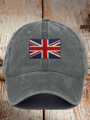 Unisex UK Flag Printed Hat trupatriotic