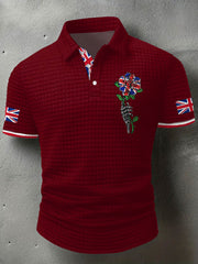 Men's UK Flag Art Printed Casual Tops trupatriotic
