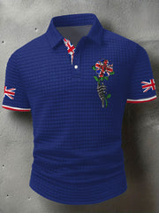 Men's UK Flag Art Printed Casual Tops trupatriotic