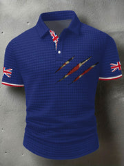 Men's UK Flag Art Printed Casual Tops trupatriotic