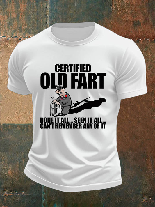 Men's  British Veteran imitation cotton short-sleeved T-shirt trupatriotic