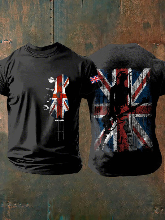 Men's  British short sleeves t-shirt trupatriotic
