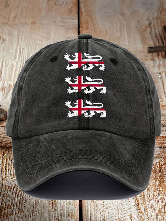 Unisex UK England Football Lover Champion Printed Hat trupatriotic