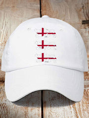 Unisex UK England Football Lover Champion Printed Hat trupatriotic
