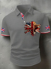 Men's UK Flag Printed Casual Tops trupatriotic