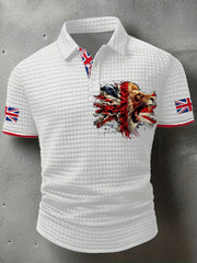 Men's UK Flag Printed Casual Tops trupatriotic