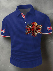 Men's UK Flag Printed Casual Tops trupatriotic