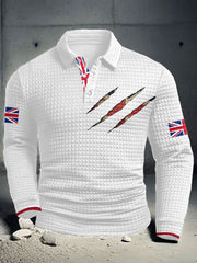 Men's UK Flag Printed Casual Tops trupatriotic