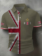 Men's UK Flag Printed Casual Tops trupatriotic